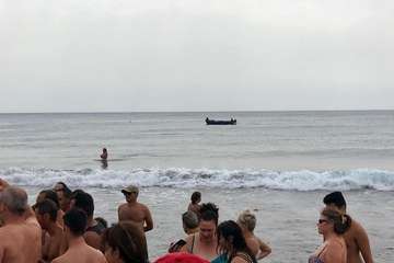 Chinchorro y varada del pescado pasados por agua (Foto TA)
